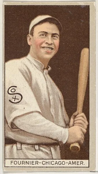 Jacques Fournier, Chicago, American League, from the Brown Background series (T207) for the American Tobacco Company — American Tobacco Company