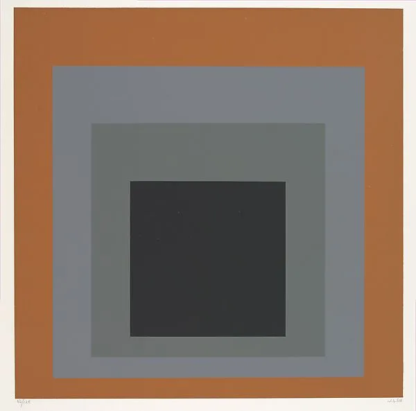 Untitled, from "Homage au Carré" — Josef Albers