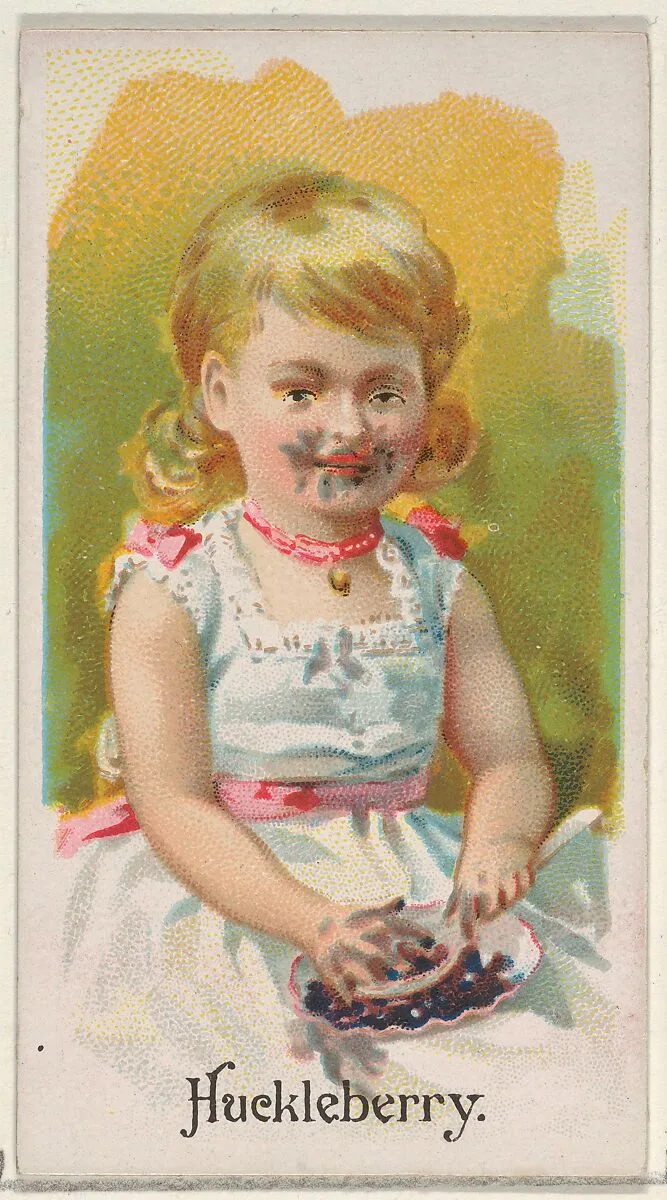 Huckleberry, from the Fruits series (N12) for Allen & Ginter Cigarettes Brands — Allen & Ginter|George S. Harris & Sons