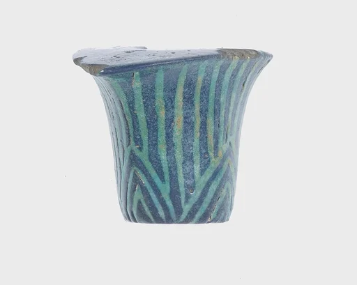 Upper Part of Papyrus Stalk Mirror Handle