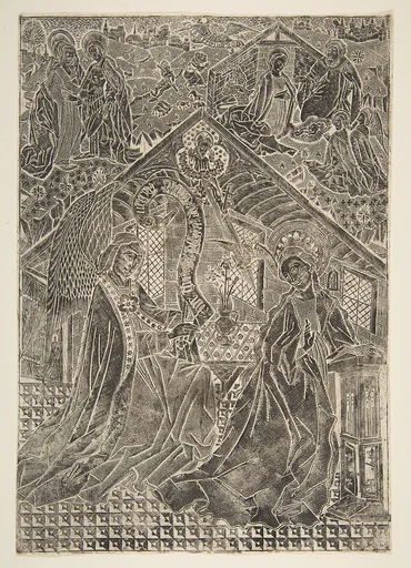 The Annunciation, Visitation, and Nativity (Schr. 2865)