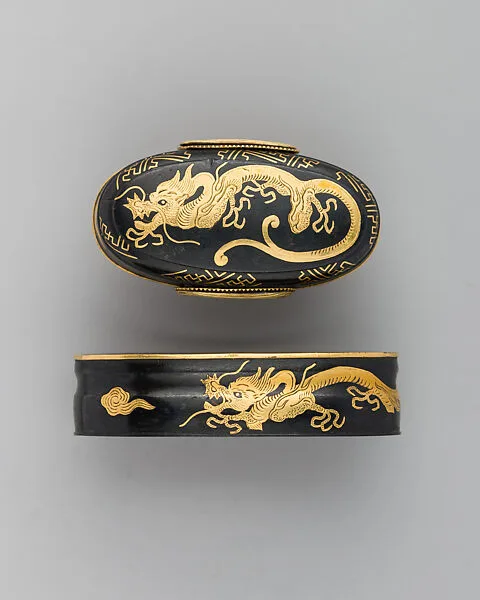 Sword-Hilt Collar and Pommel (Fuchigashira) — Unknown
