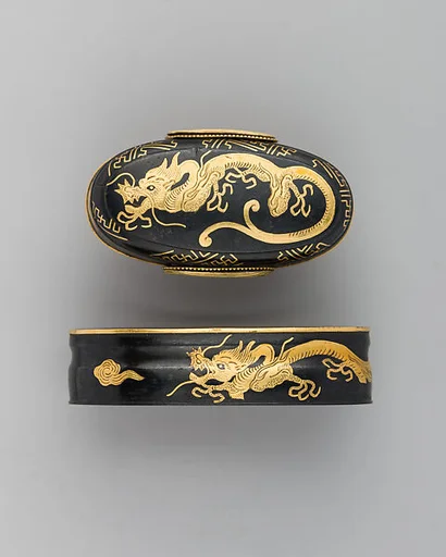 Sword-Hilt Collar and Pommel (Fuchigashira)
