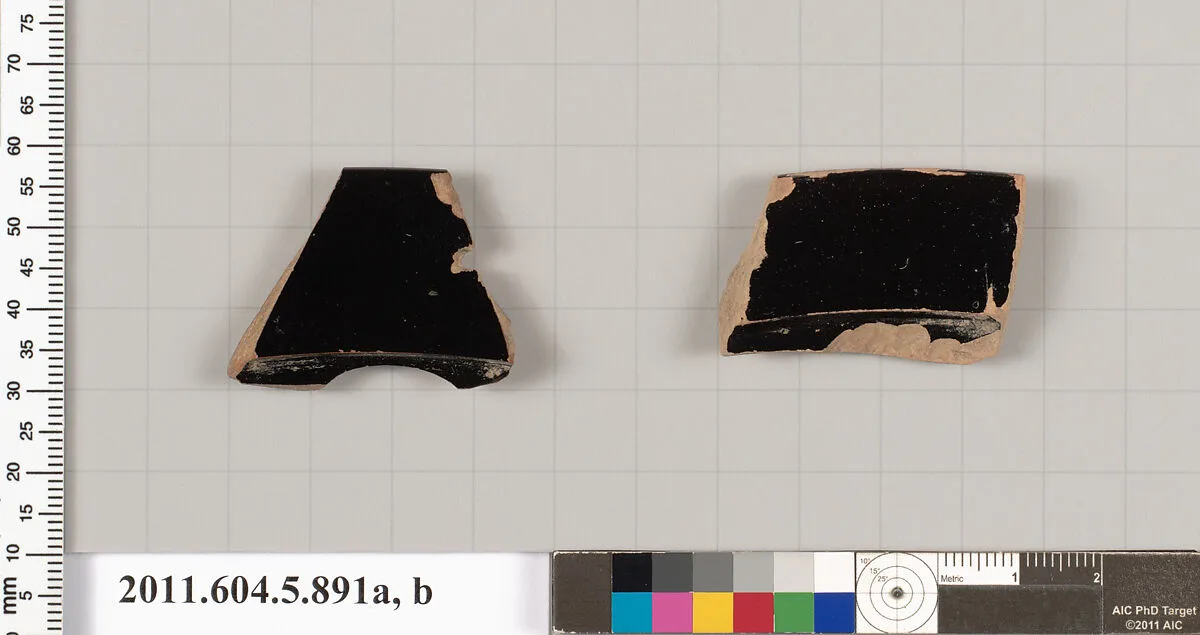 Terracotta rim fragments of kylikes (drinking cups) — Unknown