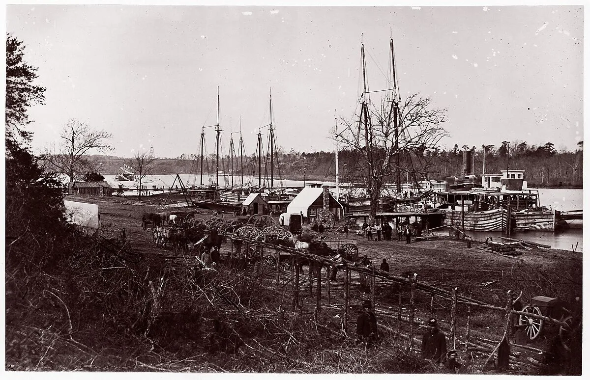 Obstructions in James River near Drewry's Bluff — William Frank Browne|Mathew B. Brady