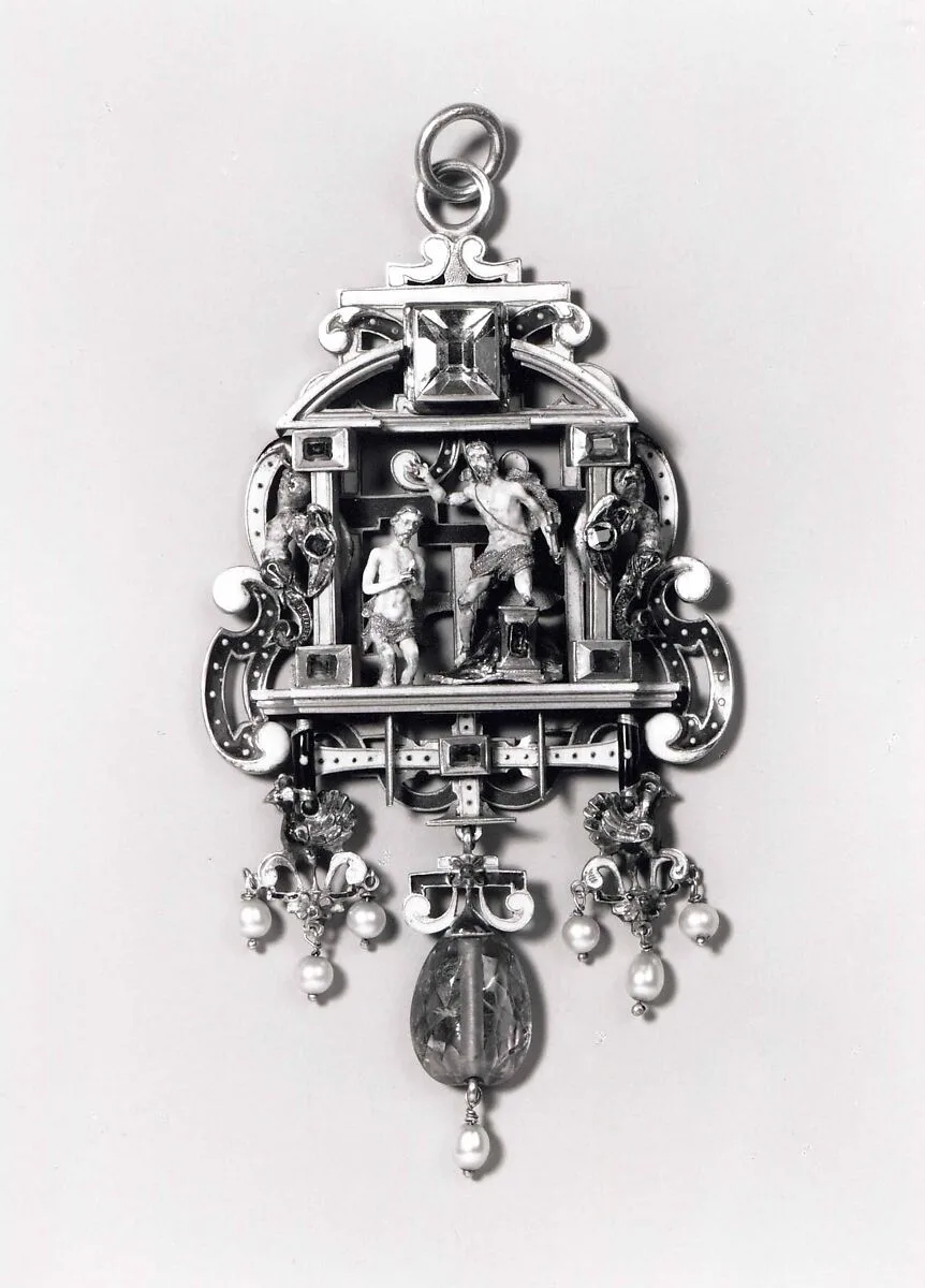 Pendant with the Baptism of Christ — Unknown