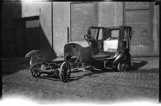 [Wrecked Automobile, Possibly Brooklyn, New York]