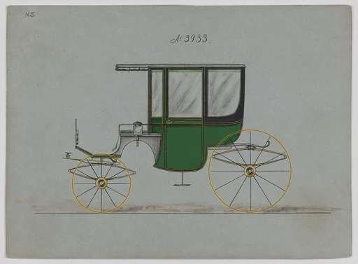 Design for 4 seat Rockaway, no. 3933
