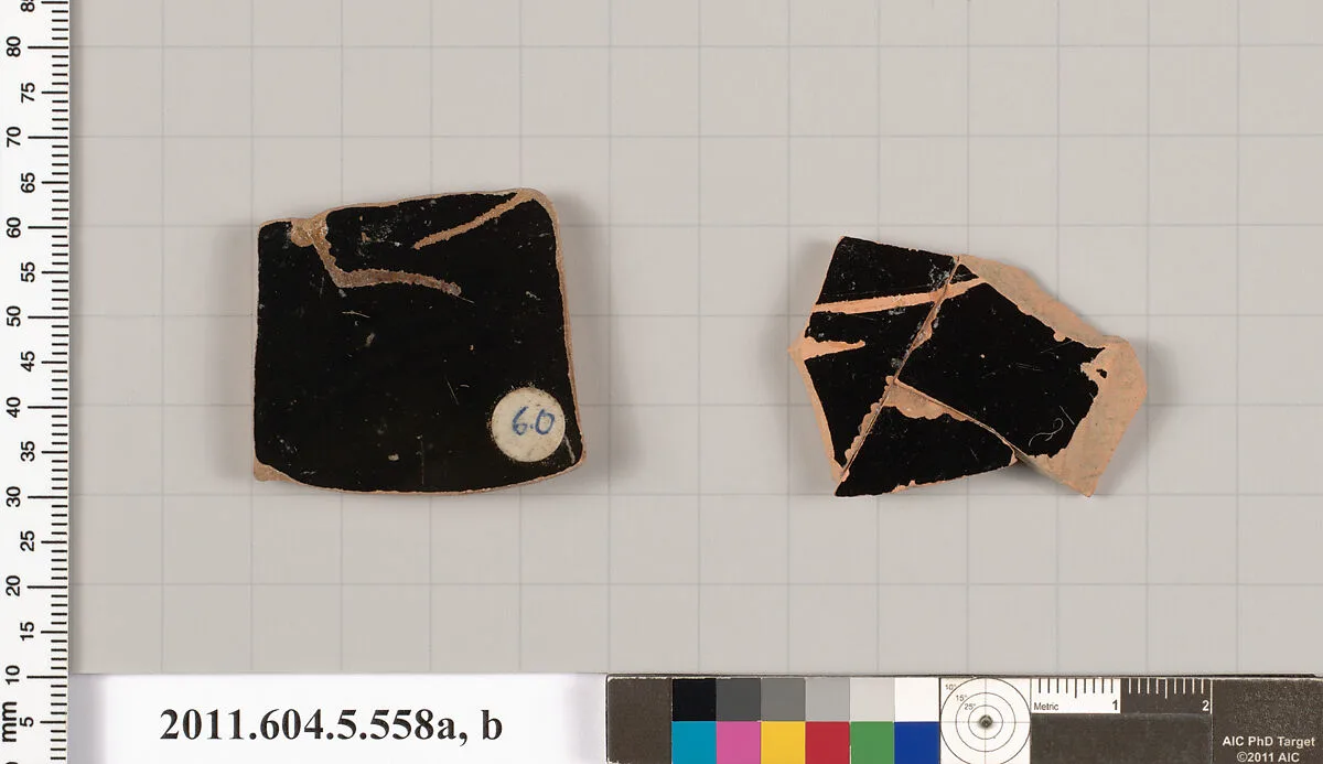 Terracotta fragments of kylikes (drinking cups) — Unknown