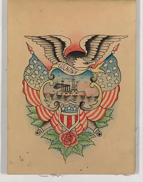 Tattoo Design with a Naval Theme — Clark & Sellers