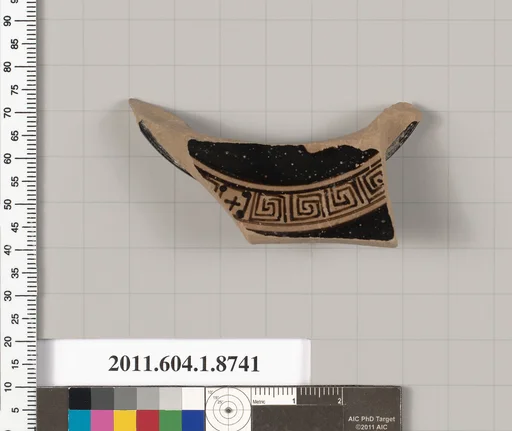 Terracotta fragment of a stemless cup