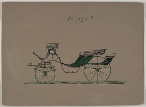 Design for Cabriolet or Victoria, no. 3571b
