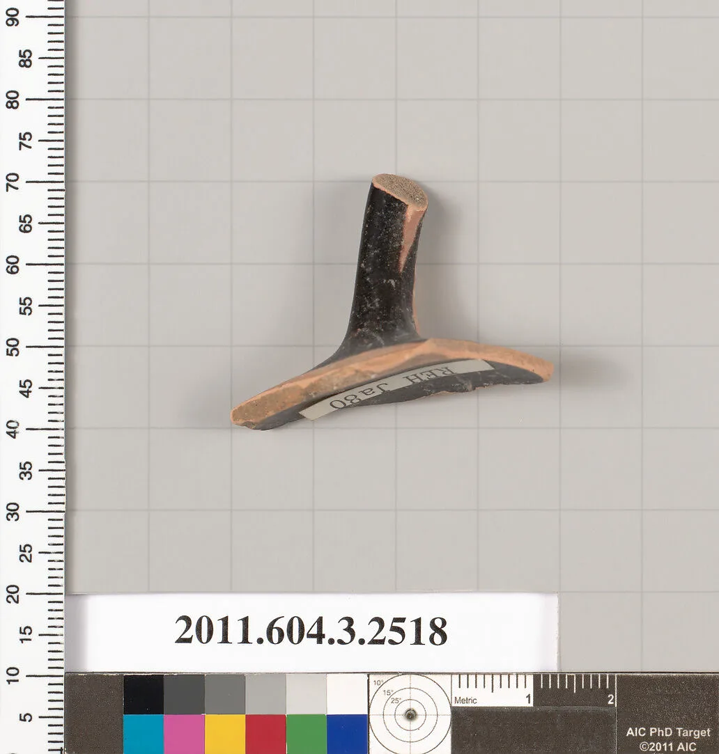 Terracotta fragment of a skyphos (deep drinking cup) — Unknown