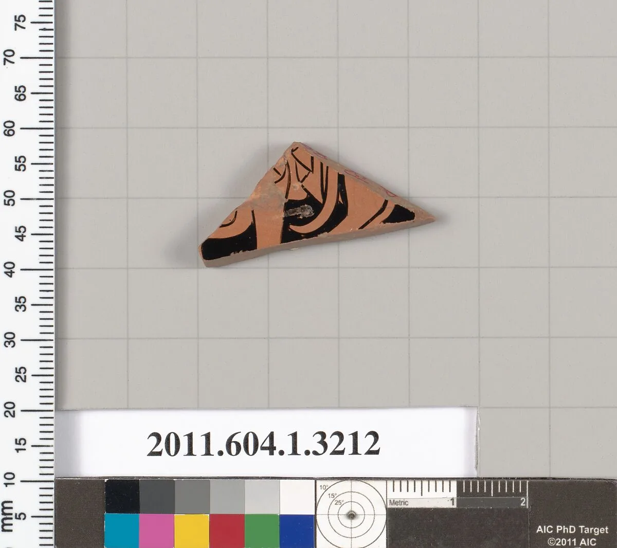 Terracotta fragment of a kylix (drinking cup) — Unknown