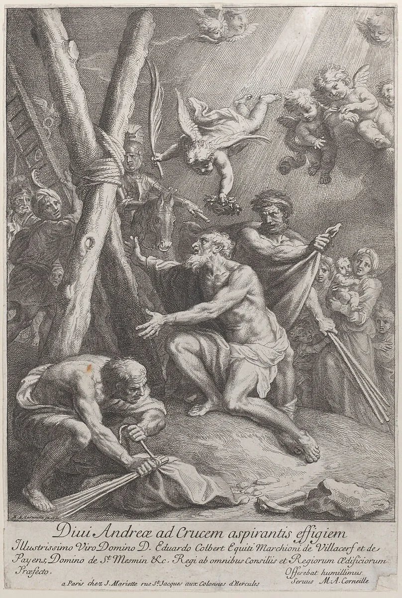 The Martyrdom of Saint Andrew — Jean Mariette|Michel Corneille the Younger