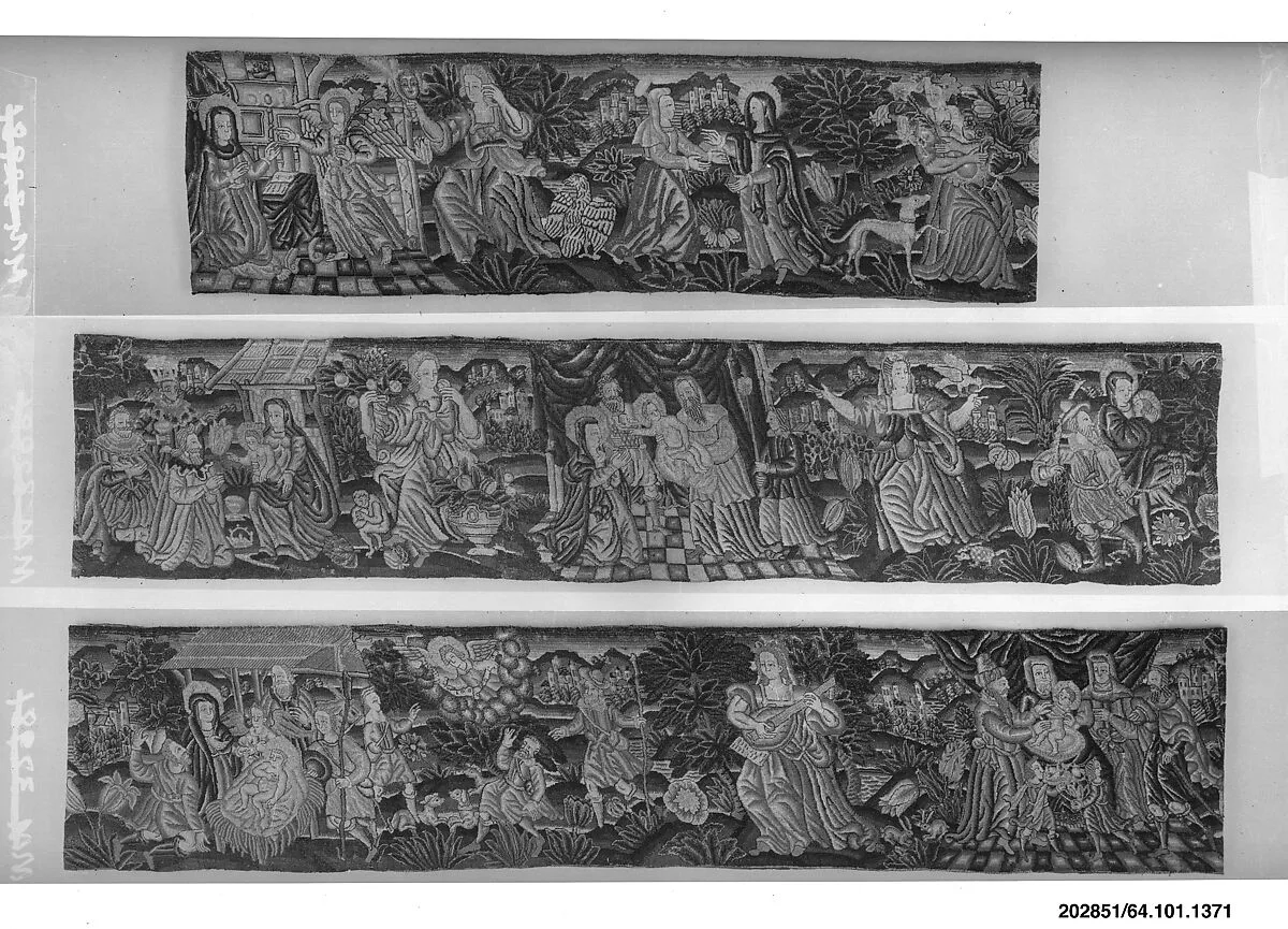 Valances (set of three) — Unknown