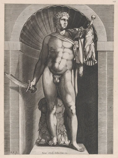 Speculum Romanae Magnificentiae: Diomedes with the Palladium in his left hand