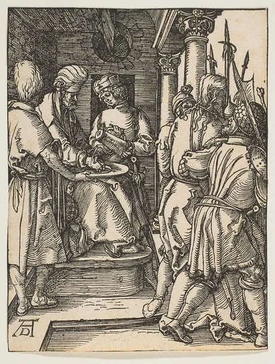 Pilate Washing His Hands, from "The Small Passion"