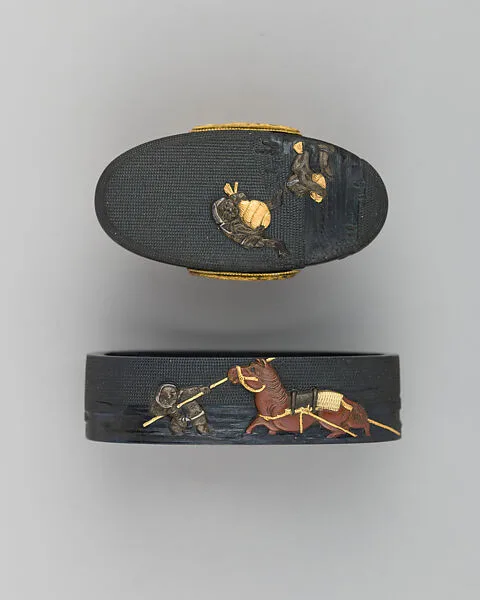 Sword-Hilt Collar and Pommel (Fuchigashira) — Unknown