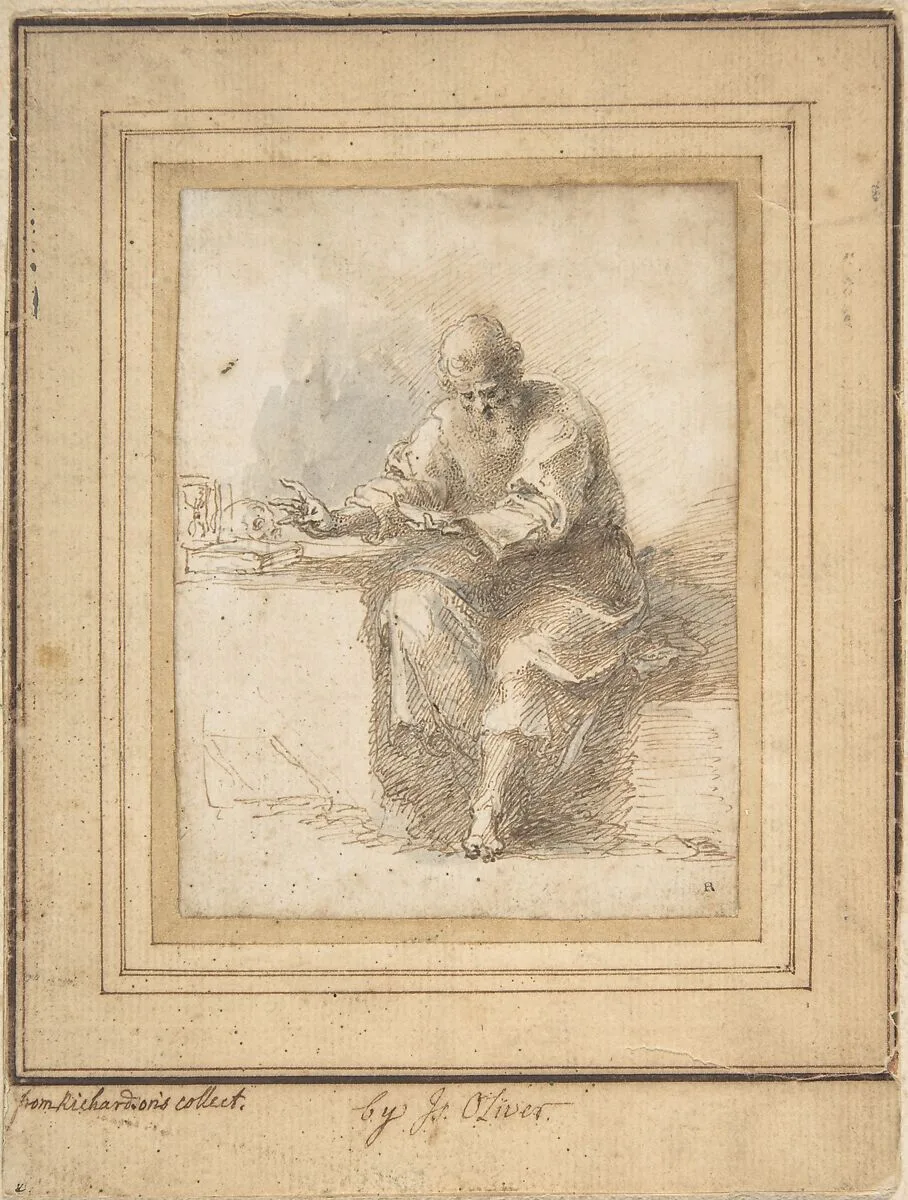 St. Jerome Reading — Isaac Oliver