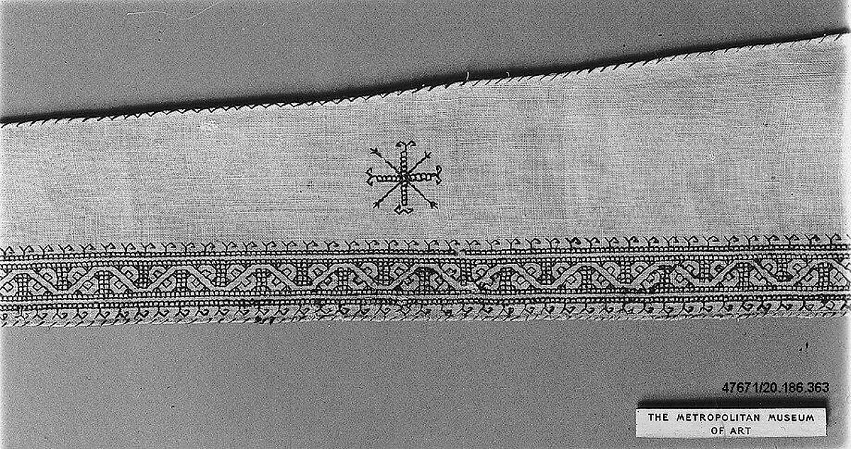 Swaddling band — Unknown