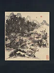 清/現代 黃賓虹 山水圖 冊頁|Landscape