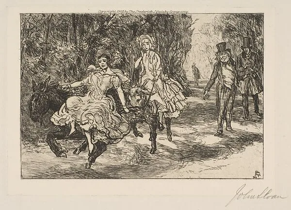 The Donkey Ride — John Sloan