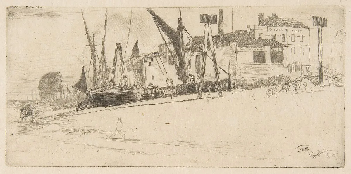 Chelsea Wharf — James McNeill Whistler