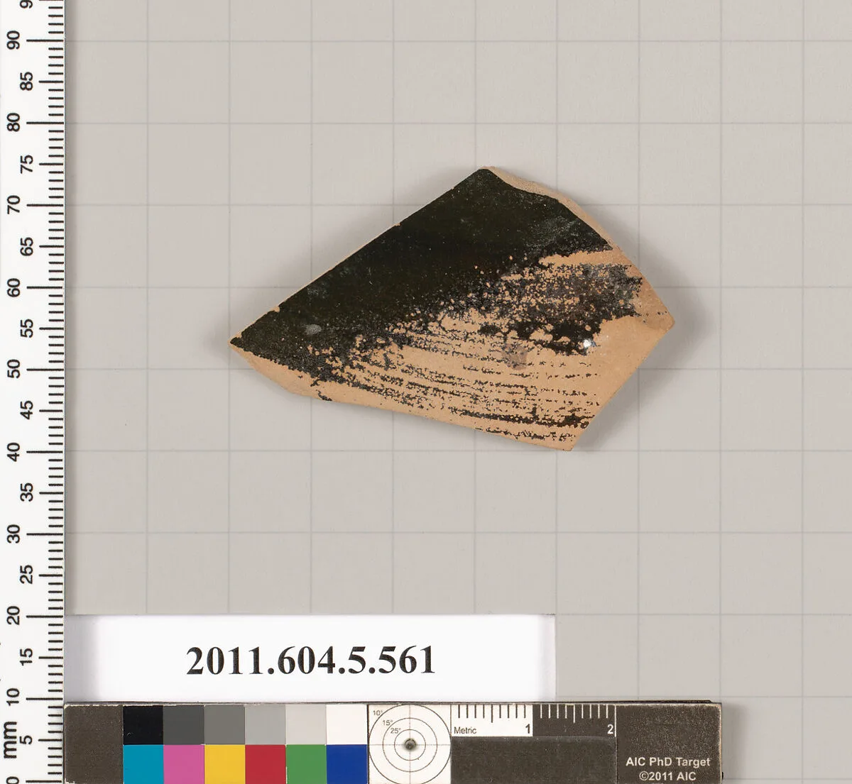 Terracotta fragment of a kylix (drinking cup) — Unknown