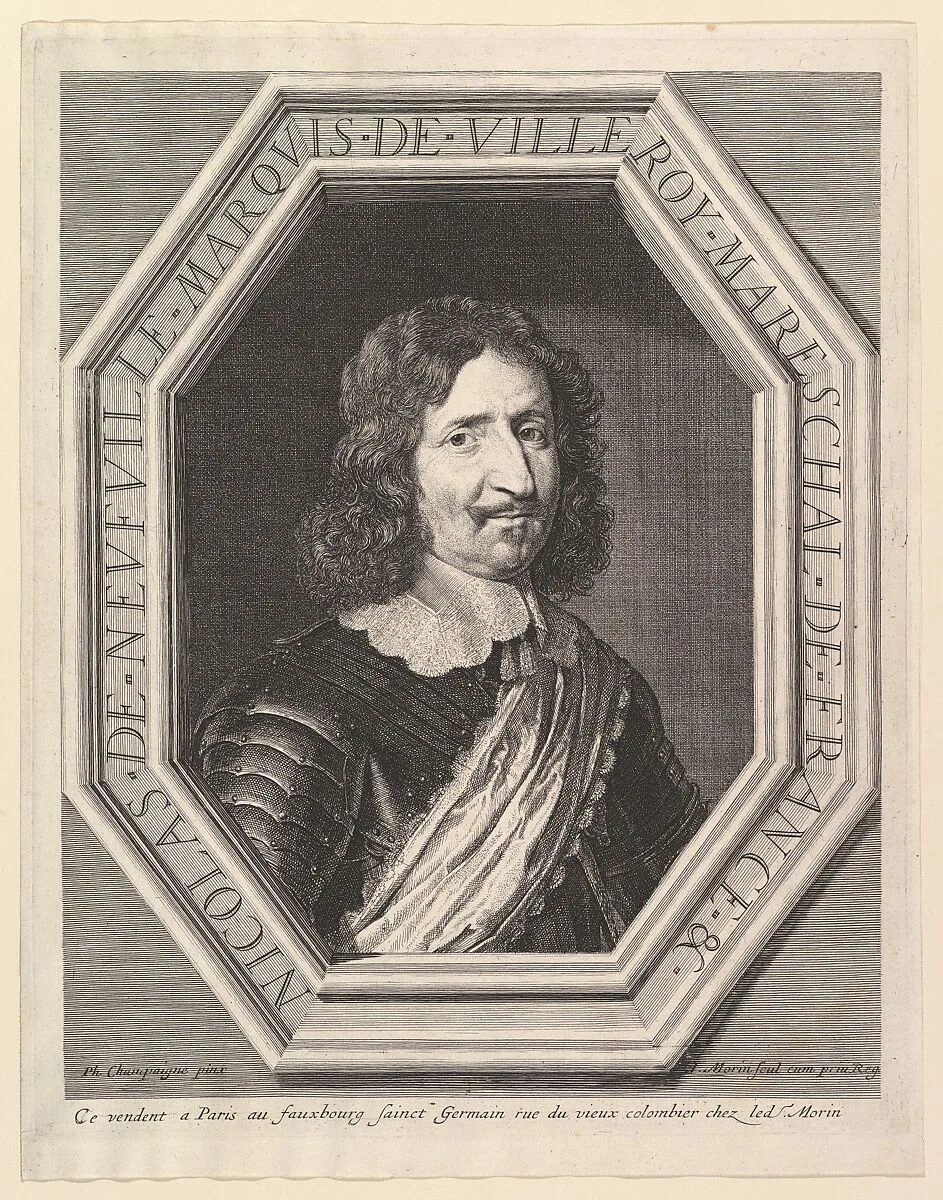 Nicolas de Neuville, marquis de Villeroy — Jean Morin|Philippe de Champaigne