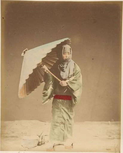 [Japanese Woman with Parasol]