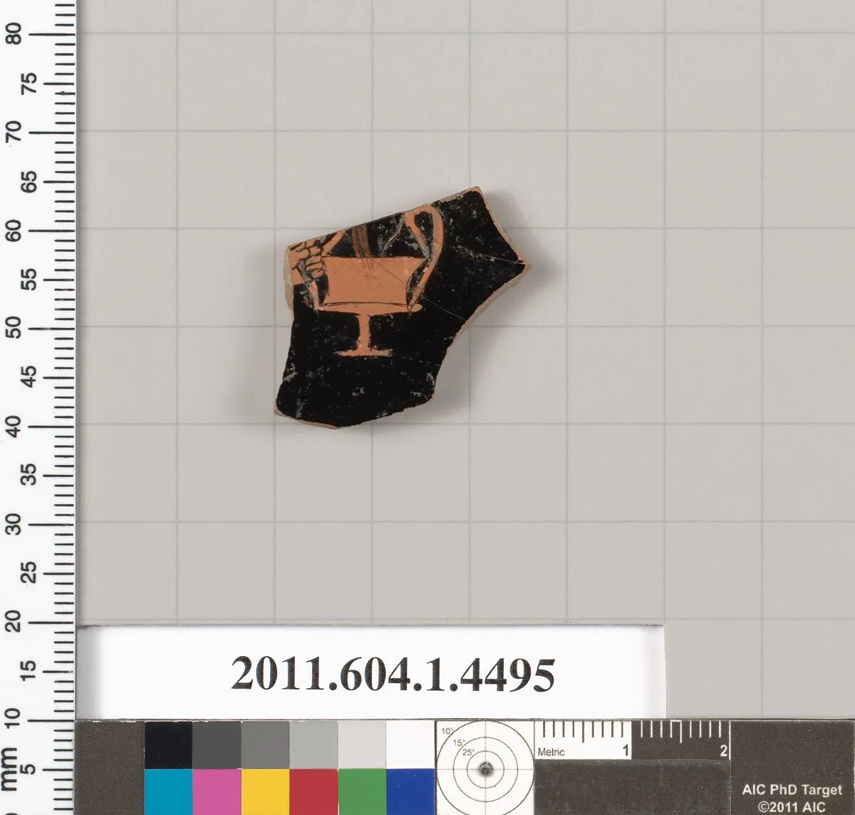 Terracotta fragment of a kylix (drinking cup) — Unknown