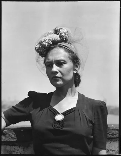 [Unidentified Woman on Roof of 441 East 92nd Street Apartment Building?, New York City]