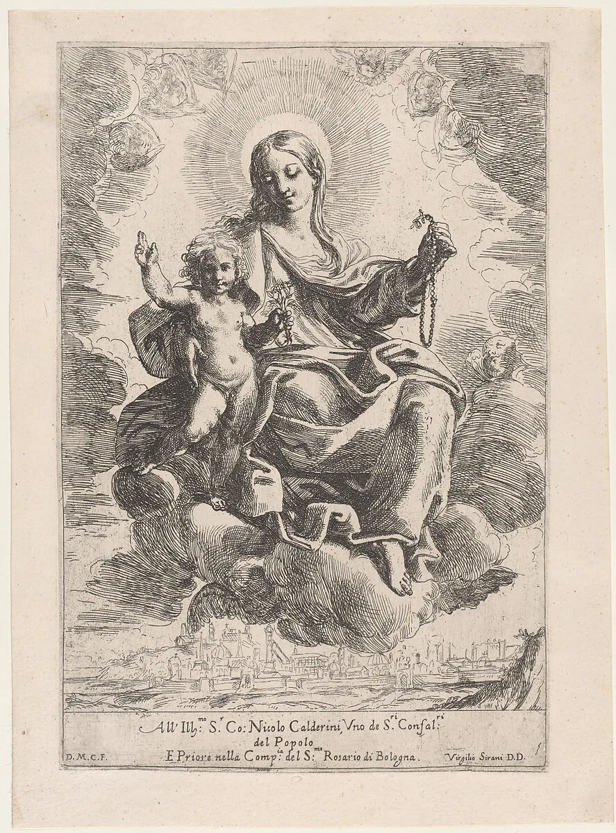 The Virgin of the Rosary — Domenico Maria Canuti
