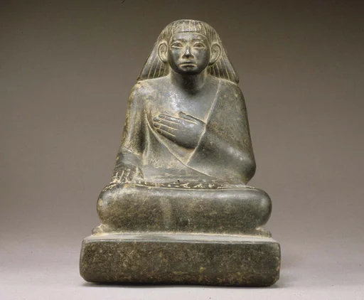 Statuette of Khnumhotep Receiving Offerings