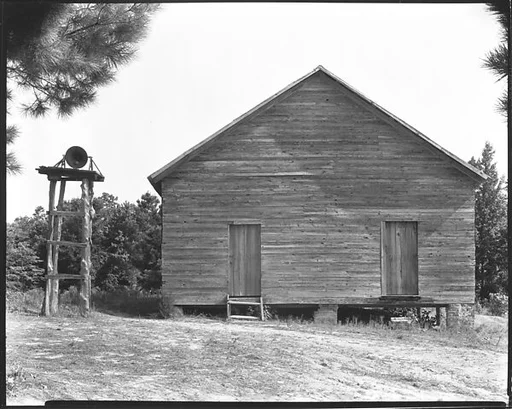 [Wooden Schoolhouse with Separate Belltower, Alabama]