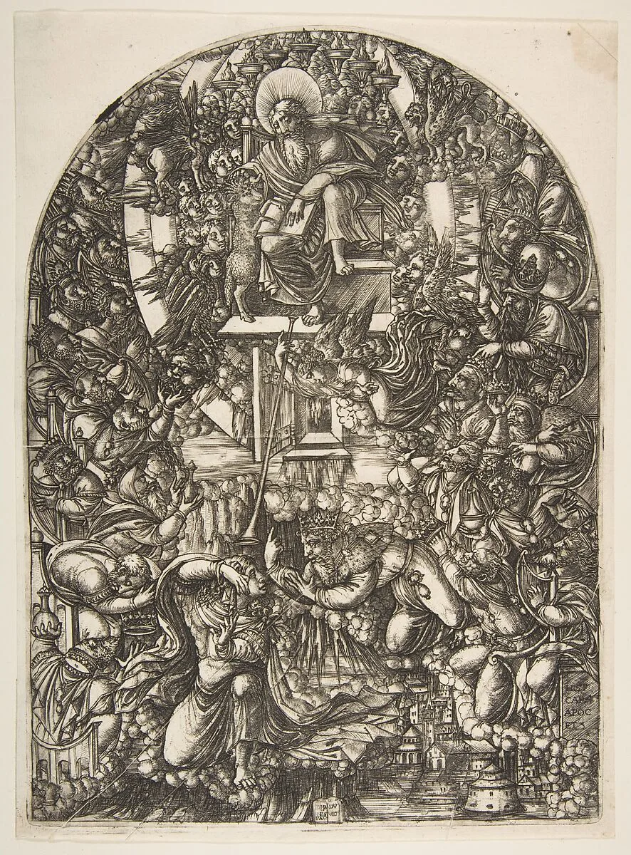 Saint John Summoned to Heaven, from the Apocalypse — Jean Duvet