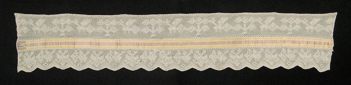 Bed curtain border — Unknown