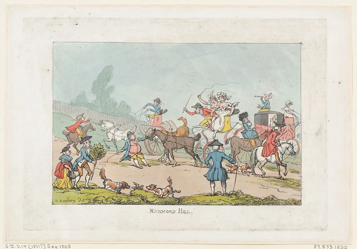 Richmond Hill — Thomas Rowlandson|Henry William Bunbury