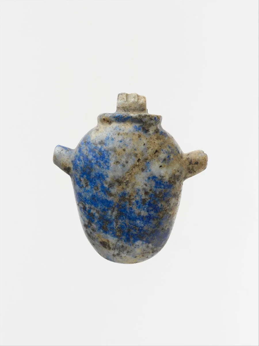 Lapis lazuli heart amulet — Unknown