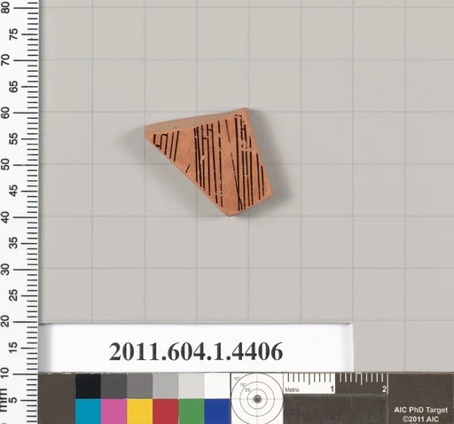 Terracotta fragment of a kylix (drinking cup)