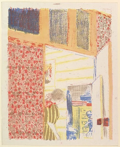 Interior with Pink Wallpaper III, from the series "Landscapes and Interiors"