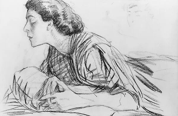 Portrait of Nazimova — Bryson Burroughs