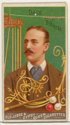 Daly, Billiards, from the Goodwin Champion series for Old Judge and Gypsy Queen Cigarettes