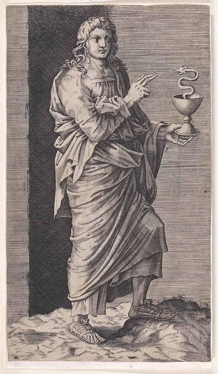 St. John the Evangelist, from Christ and the Apostles — Lambert Suavius|Lambert Lombard|Jakob Andreas Fridrich the Elder