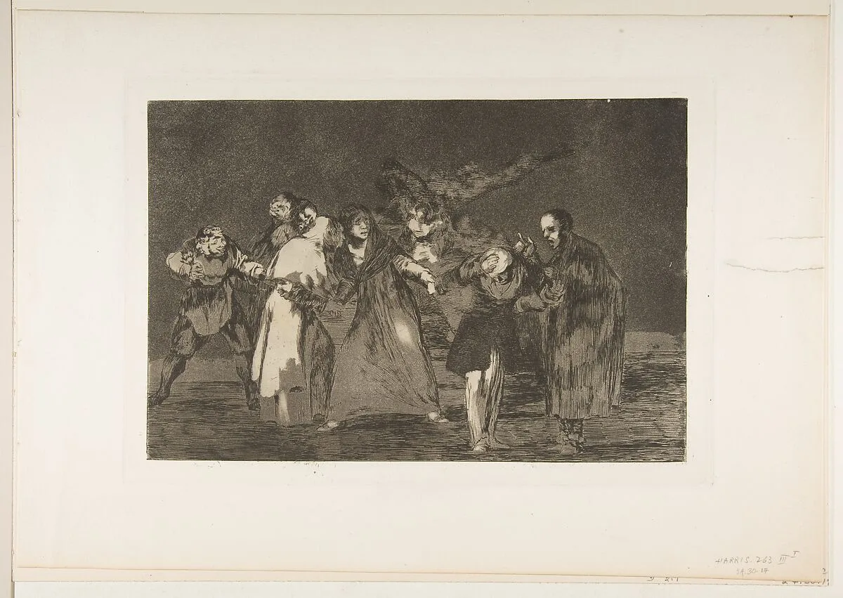 'The Exhortations' from the 'Disparates' (Follies / Irrationalities) — Goya (Francisco de Goya y Lucientes)