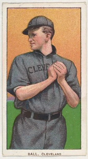 Ball, Cleveland, from the White Border series (T206) for the American Tobacco Company
