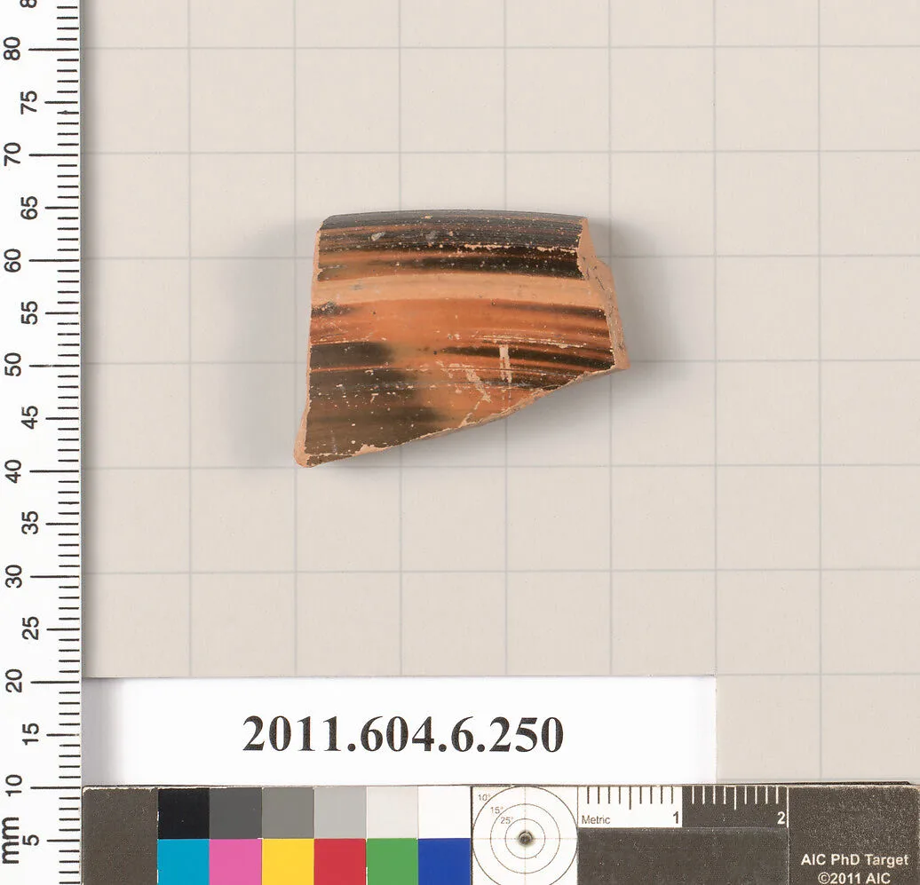 Terracotta rim fragment of an open shape — Unknown