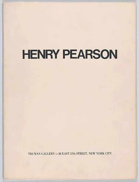 Untitled (Henry Pearson) — James Rosenquist|Henry Pearson