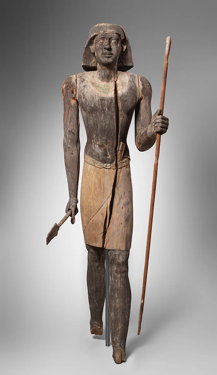 Standing Statue of Mitry with flaring wig — Unknown